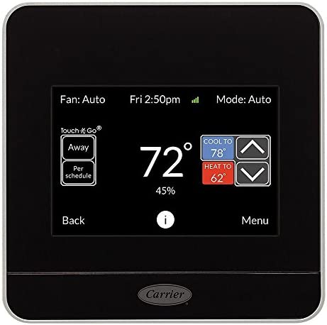 CARRIER Cor 7-Day Programmable Wi-Fi Thermostat with Energy Reports TP-WEM01 - - Amazon.com