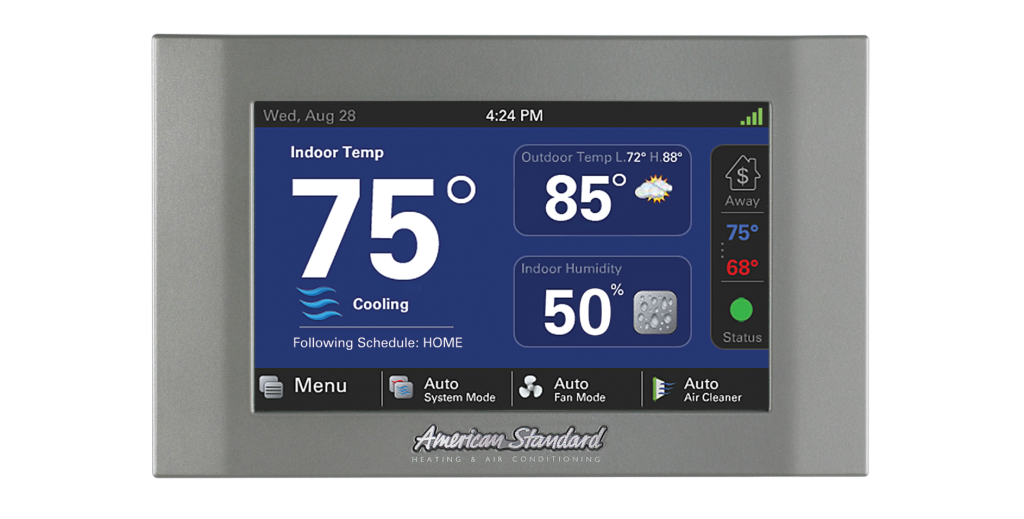 American-Standard-Gold-824-Smart-Thermostat-User-Manual-FEATURED