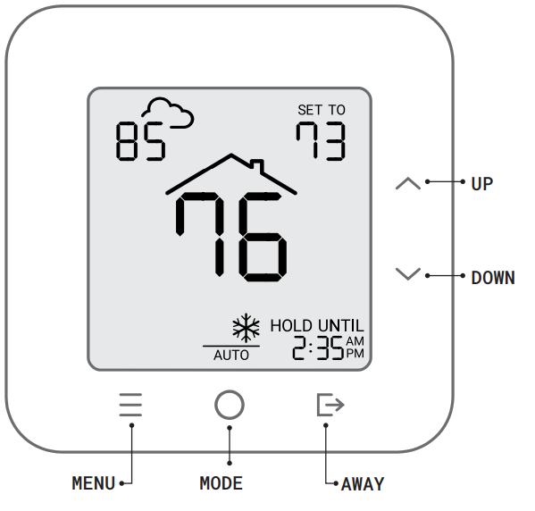 EcoFactor Simple S100 B Smart Thermostat-8