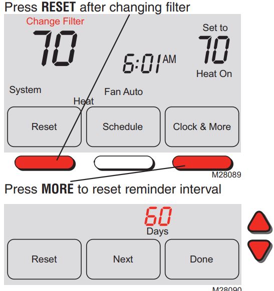 Honeywell Home RTH7400 Programmable Thermostat User Manual thermostat