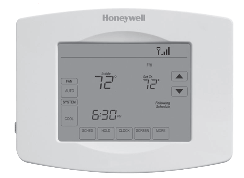 Honeywell TH8320WF VisionPRO Wi-Fi Programmable Thermostat User Guide ...