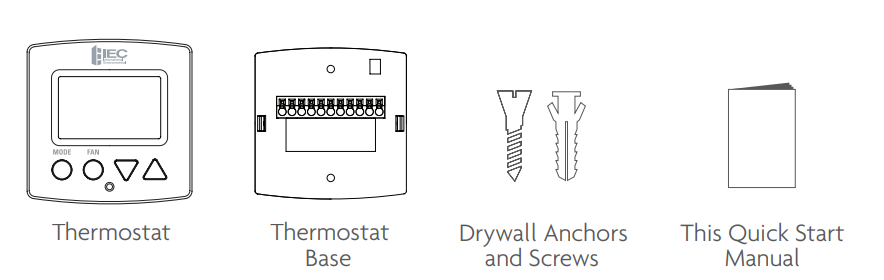 IEC E055-71520325 Programmable Fan Coil Thermostat-fig.1