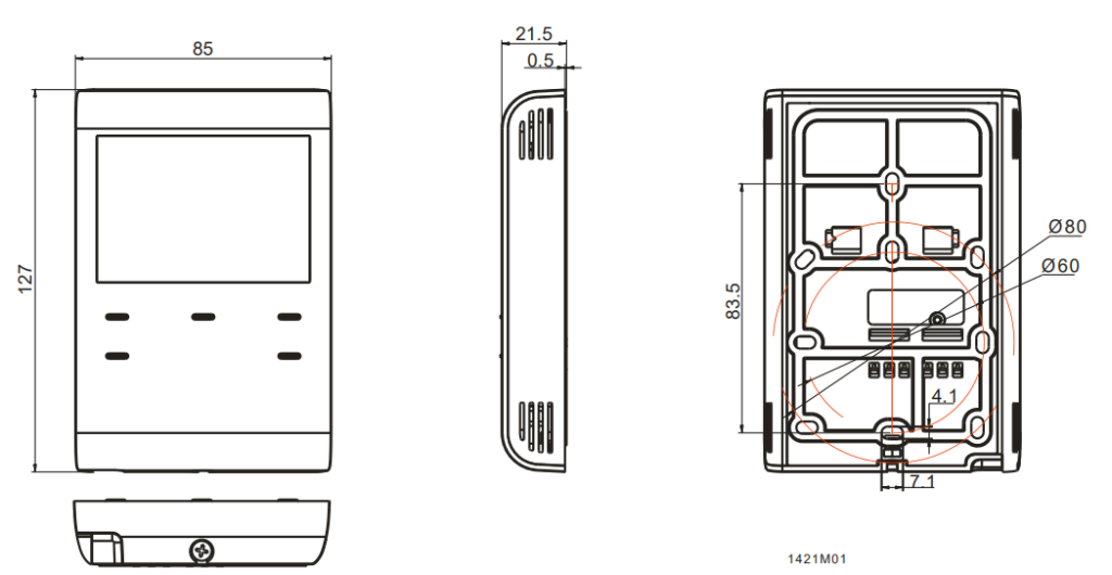 SIEMENS RDE100 Programmable Room Thermostat Mounting Instruction thermostat.guide