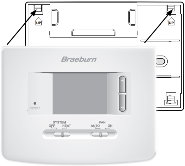 Braeburn 1020NC NonProgrammable Thermostat Installation Guide