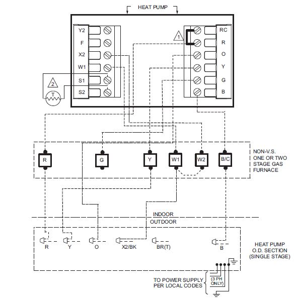 Trane TCONT802AS32DA Touch Screen Thermostat INSTALLATION INSTRUCTIONS ...