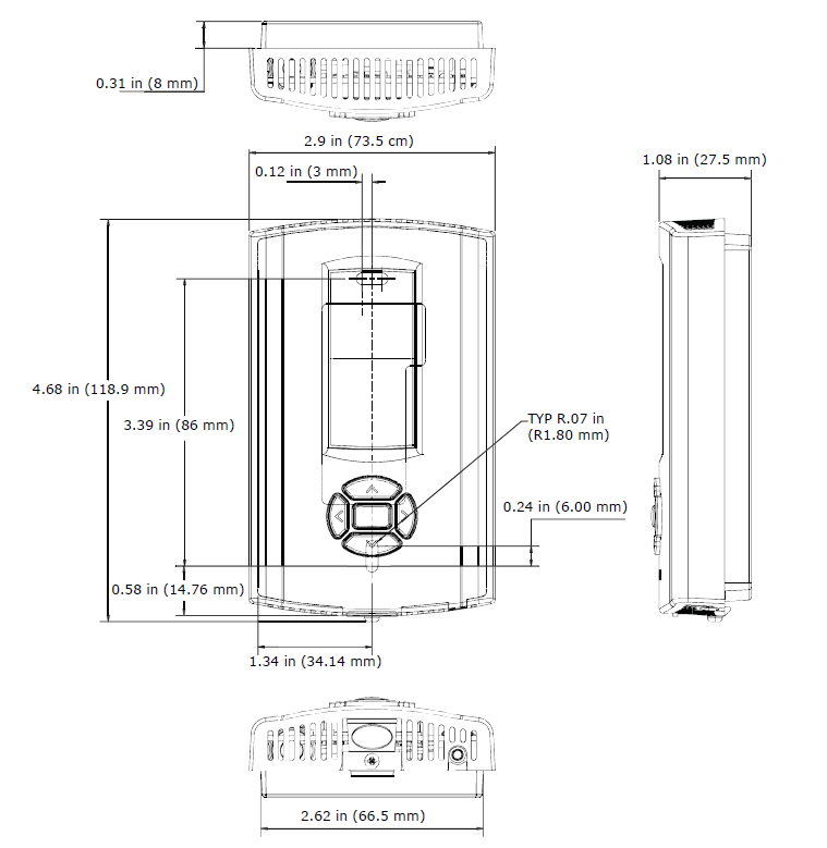 Trane X1379088401 Programmable Thermostat Installation Guide ...