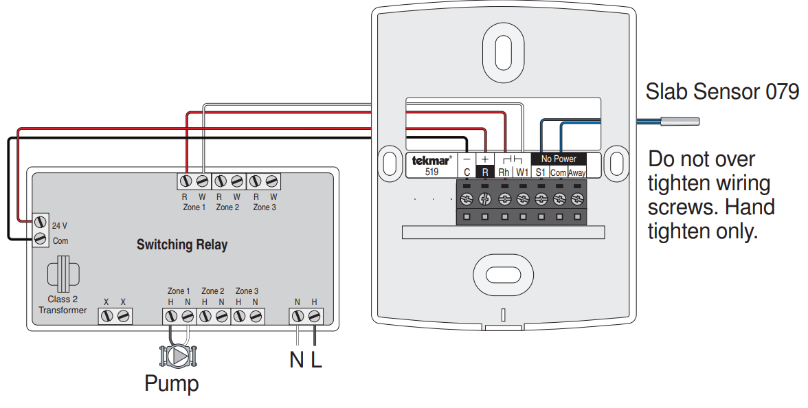 Tekmar 519 Radiant Thermostat Installation and Operation Manual