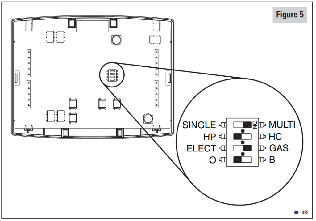 Aprilaire 8570 Programmable Thermostat Installation Instruction