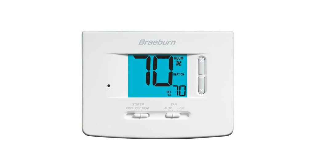 Braeburn 1020 Non-Programmable Thermostat Installation Guide