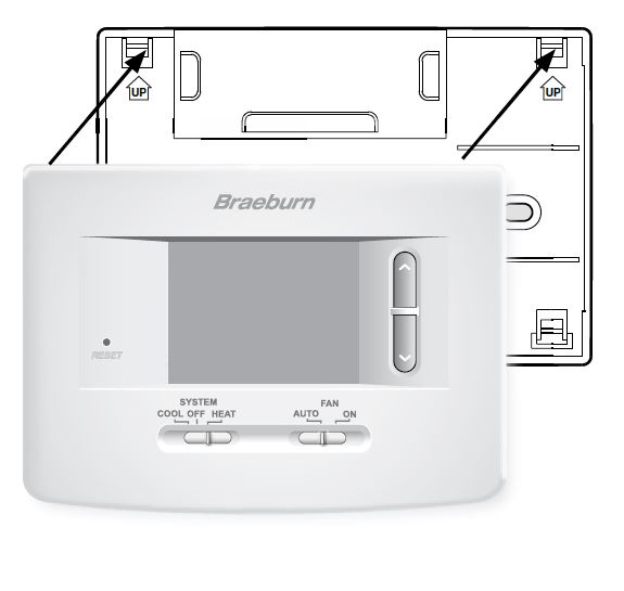HOT Hvac Braeburn Thermostat Flashing Cool 1000nc Braeburn
