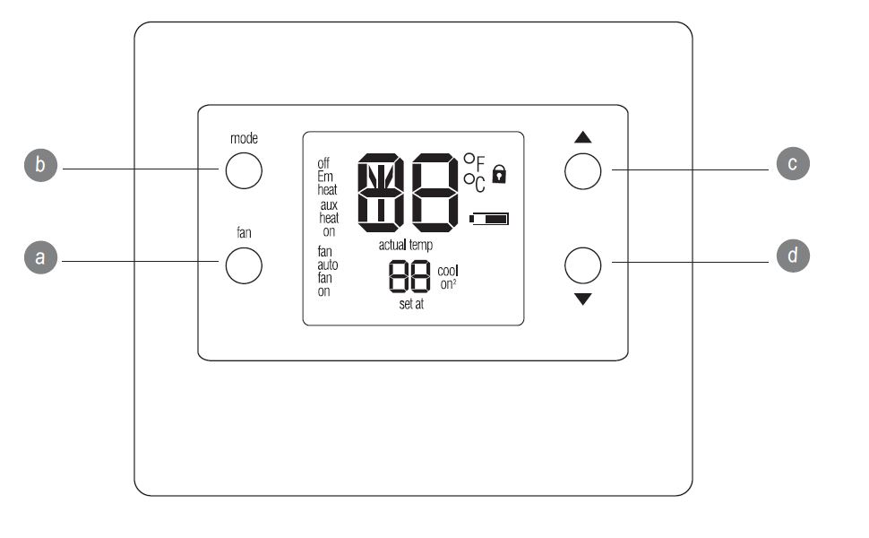 Bryant-T2-NHP01-A-Non- Programmable-Thermostat-Owner-Manual-fig-1