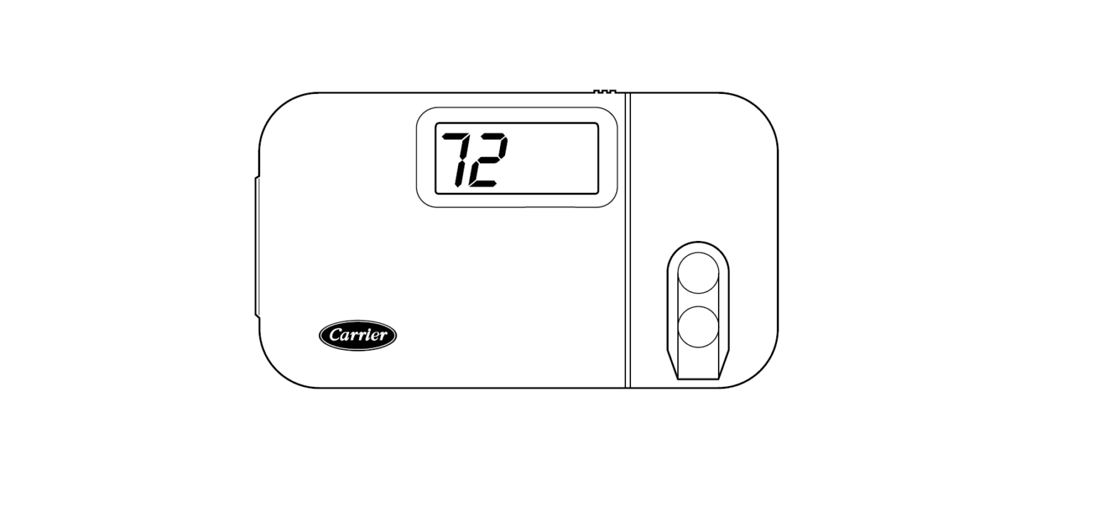 Carrier A98426 Programmable Thermostats Installation Instruction