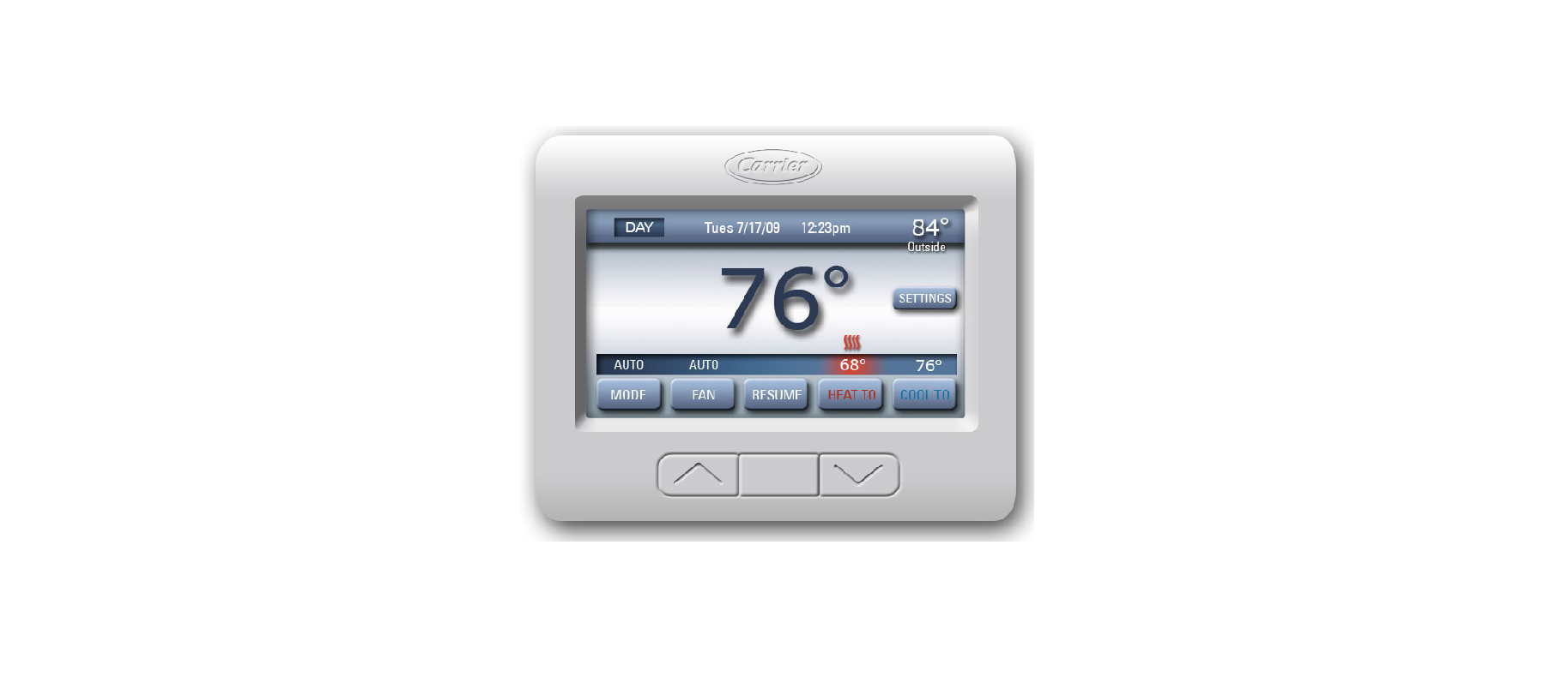 Carrier Comfort Choice Touch Thermostat User Guide