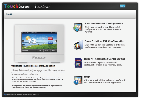 Daikin DT4273C TouchScreen Digital Thermostat fif-99