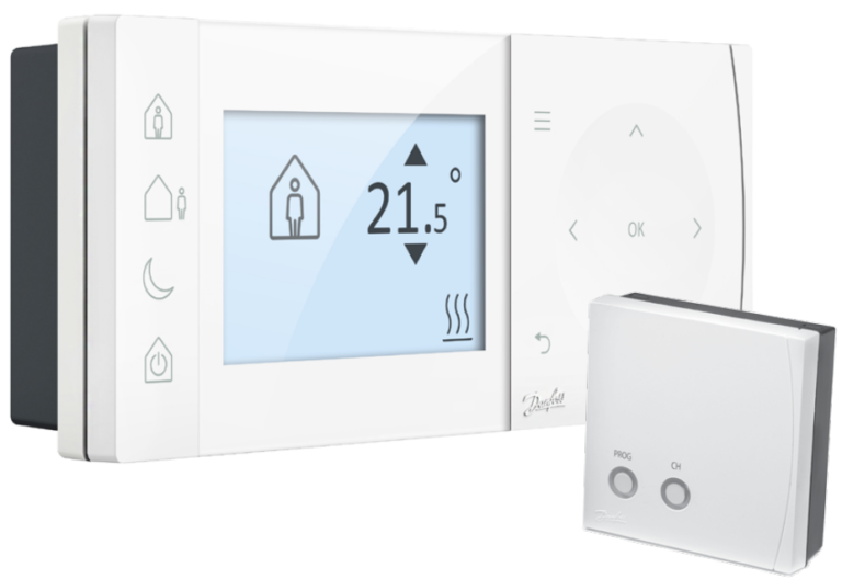 Danfoss TPOneRF Electronic Programmable Room Thermostat Quick Guide