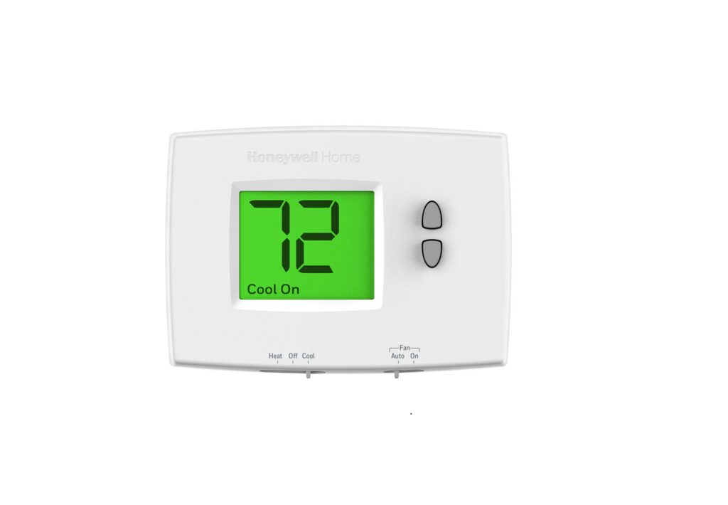 Honeywell Home E1 Pro Non-Programmable Thermostat Product Specification-featured