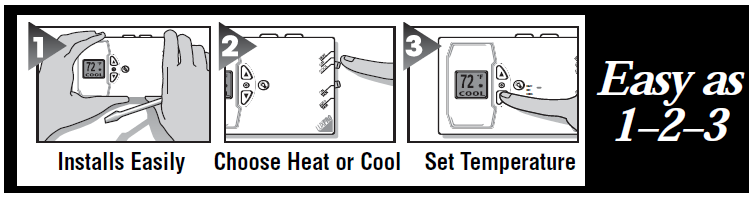 LUXPRO-PSD111-ELECTRONIC-THERMOSTAT-Installation-Manual-FIG-1