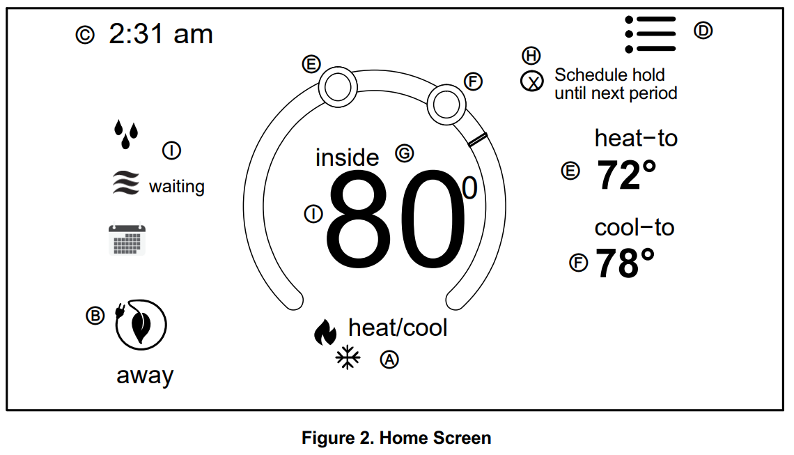 Lennox-ComfortSense-5500-Programmable-Thermostat-fig.2