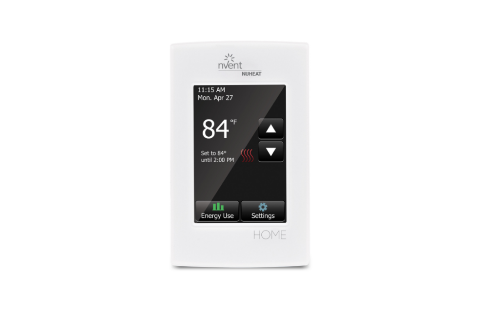 Nuheat Home Touchscreen Programmable Thermostat Data Sheet featured