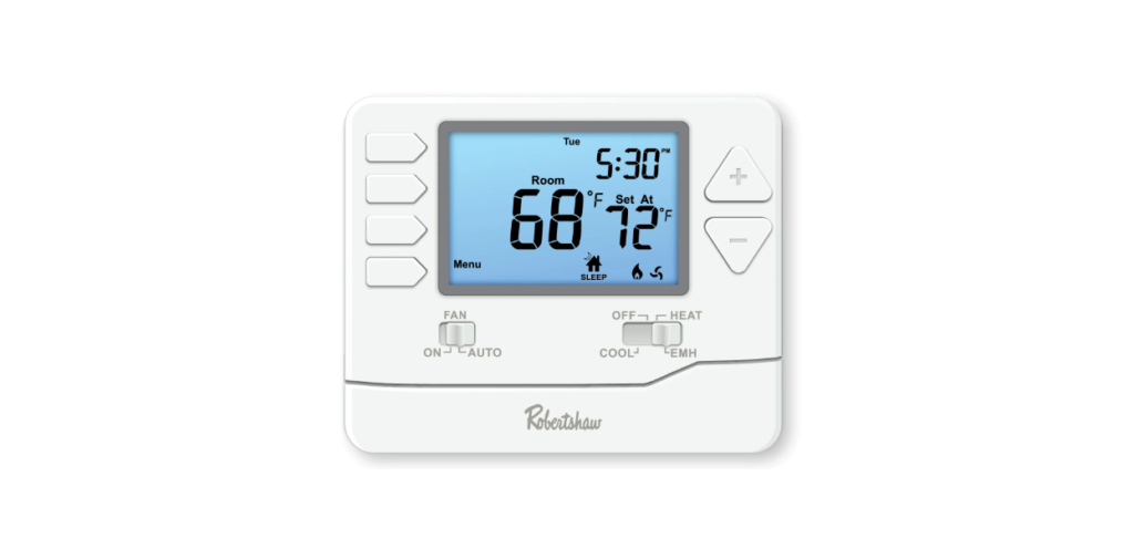 Robertshaw RS8210 Non-Programmable Thermostat featured