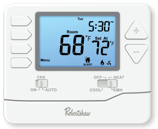 Robertshaw RS8210 Non-Programmable Thermostat