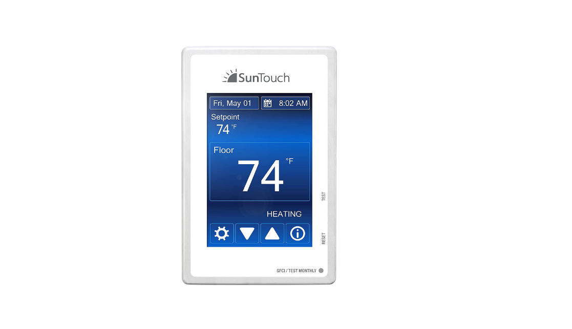 Suntouch 500850 Command Programmable Touchscreen Thermostat Specification Guide