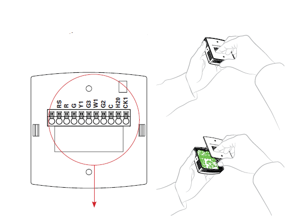 Venstar T2150 Programmable Thermostat fig-2