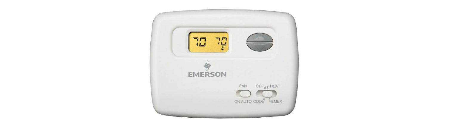Emerson 1F79-111 Non-Programmable Heat Pump Thermostat Installation Guide