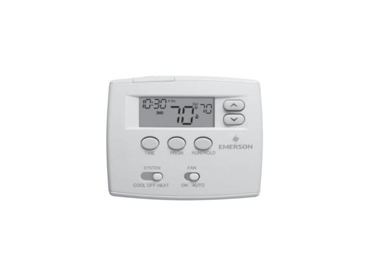 Emerson 1F850422 NonProgrammable Thermostat Installation Guide