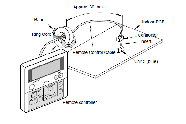 HITACHI- PC-2H2- REMOTE -CONTROLLER- Thermostat 13
