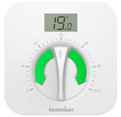 Heatmiser DS1-L v2 Dial Thermostat 4