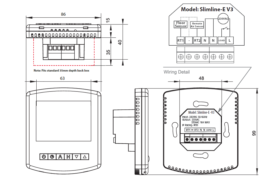 Heatmiser-Slimline-e v3-Electric-Underfloor-Heating-Thermostat-fig-3