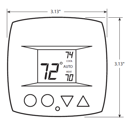 Iec E055-71520317 Programmable Fan Coil Thermostat 1