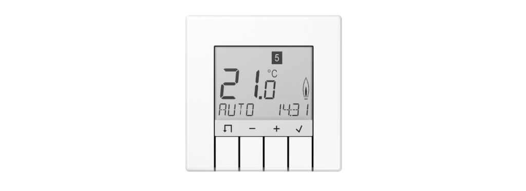 JUNG TR UD LS 231 WW Universal Room Temperature Thermostat-featyred