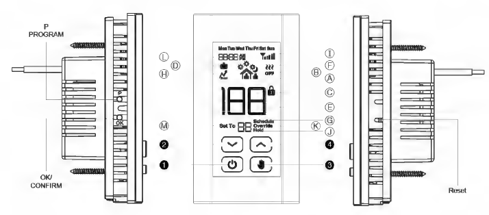 King- Electric- K901-B-K901-W Wifi -Programmable -Thermostat-1