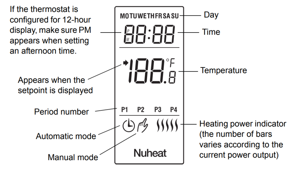 Nuheat Harmony HMY110 Electronic Thermostat User Guide thermostat.guide