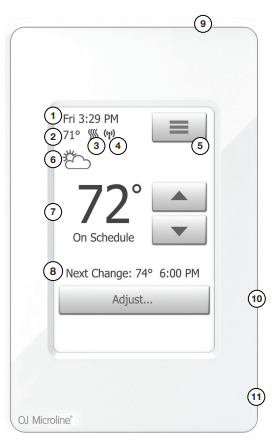  Ojelectronics -UWG4 -Programmable -WiFi- Touch -Thermostat-1