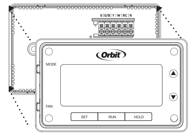 Orbit 83521 Clear Comfort Pro 7-day Programmable Thermostat User Guide ...