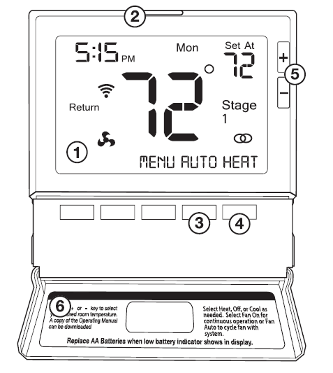 Pro1-Technologies-T855I-Non-Programmable-Thermostat-FIG-1