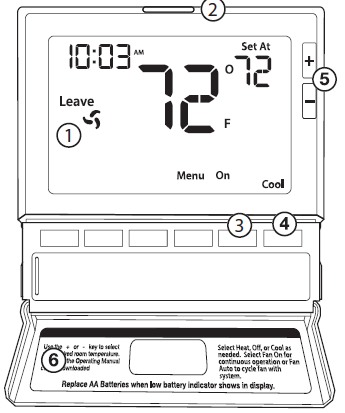 Pro1 -Technologies- T855S Non-Programmable -Thermostat  -1