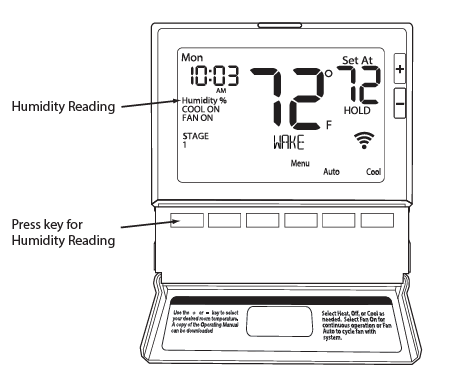 Pro1 -Technologies- T855iSH- Non-Programmable- Thermostat- 17