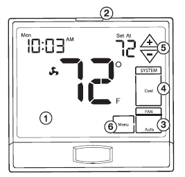 Pro1 -Technologies- T955S- Non-Programmable -Thermostat- 1