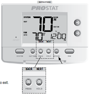 Prostat -PRS6110 -Programmable -Thermostats  -2