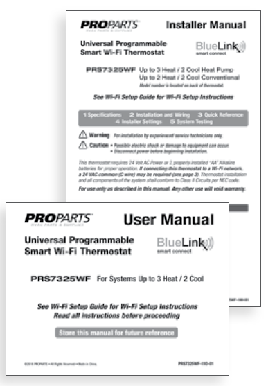 Prostat- PRS7325WF- Programable- Wi-Fi- Thermostat - 1