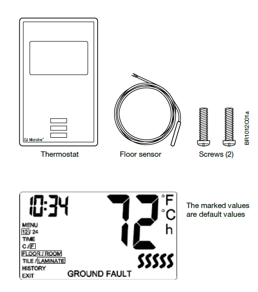 Power Module QuietWarmth Smart WIFI Touch Screen Radiant Floor