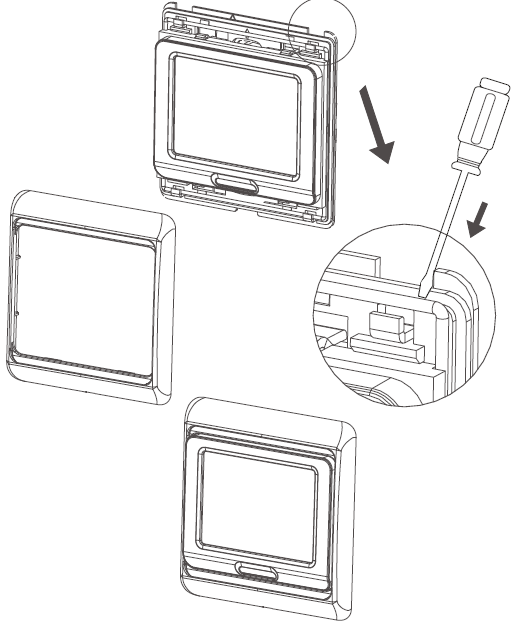 Rayotec E91 Touch Screen Weekly Programming  Thermostat 30