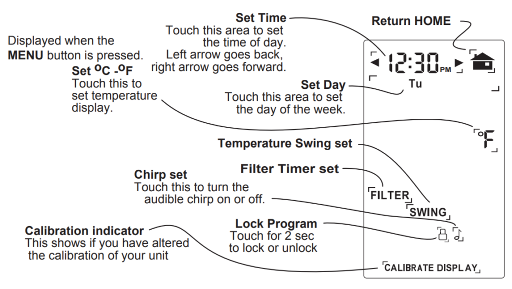 Ritetemp 6036 Touch Screen thermostat Operational Manual thermostat.guide