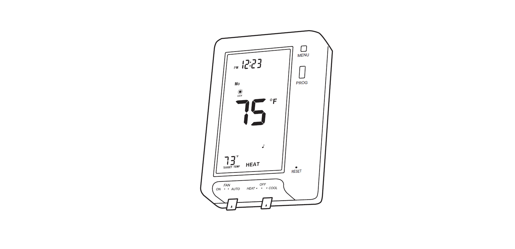 Ritetemp 8035C programmable Thermostat Operational Manual
