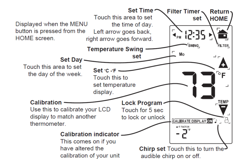 Ritetemp 8035C programmable Thermostat Operational Manual thermostat