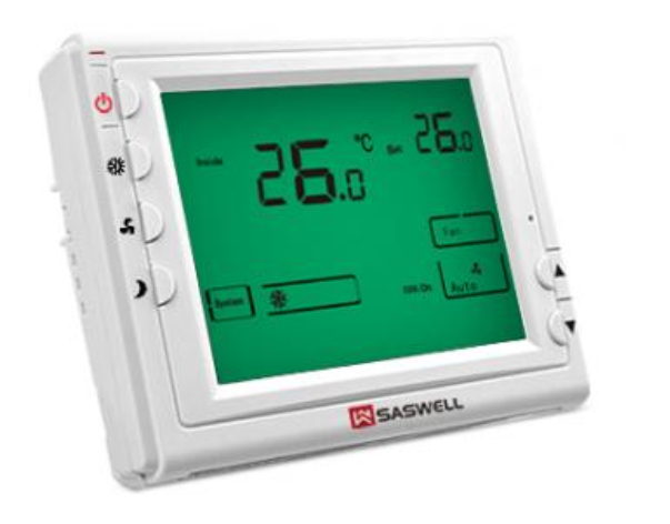Saswell-SAS908FCT-4B-S-FAN-COIL-THERMOSTAT
